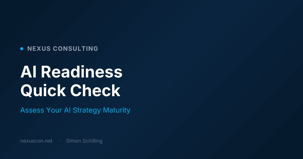 AI Readiness Quick Check – Nexus Management Consulting